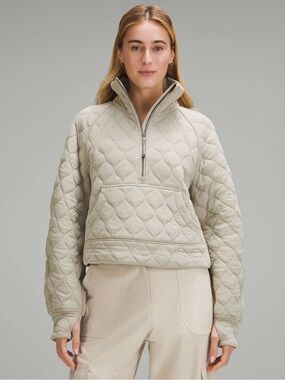 Lululemon Half-Zip oversized Jacket - Cream